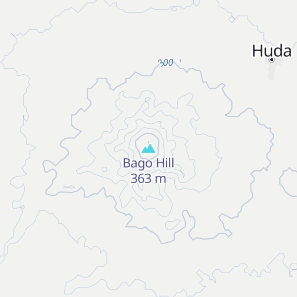 Map of Bago Hill