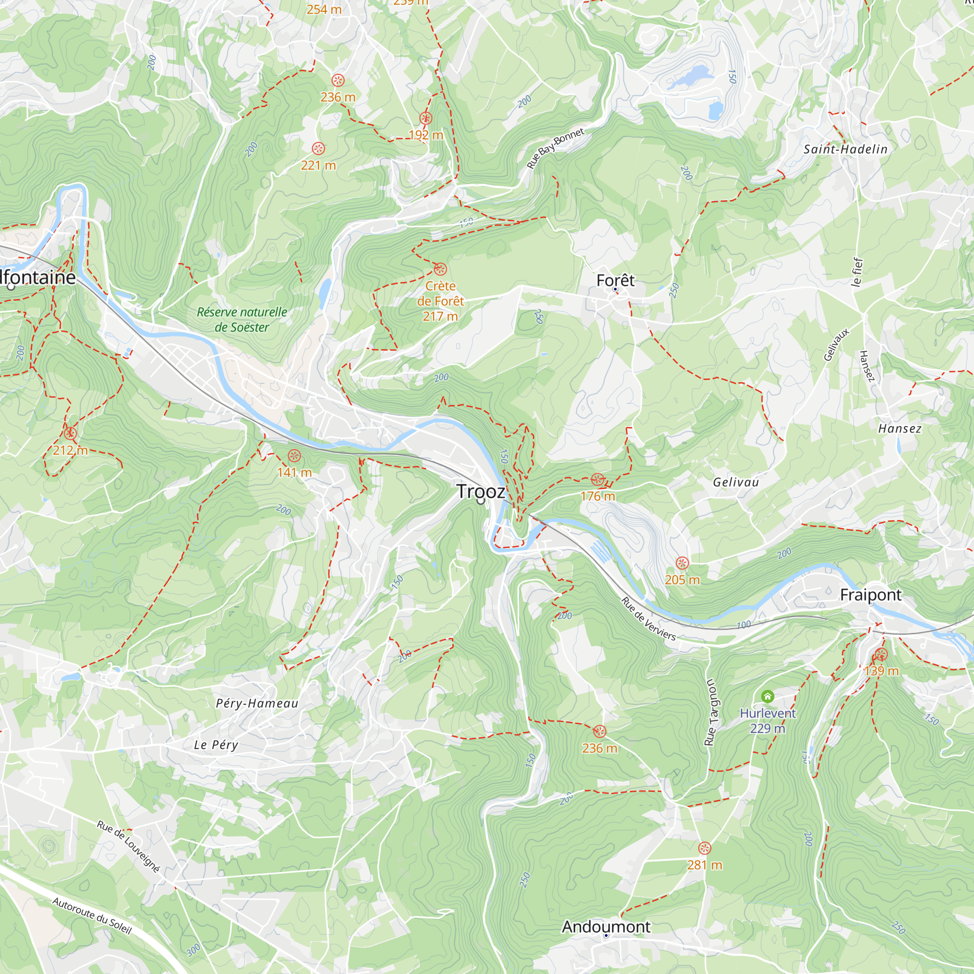 Syndicat d'Initiative de Trooz map