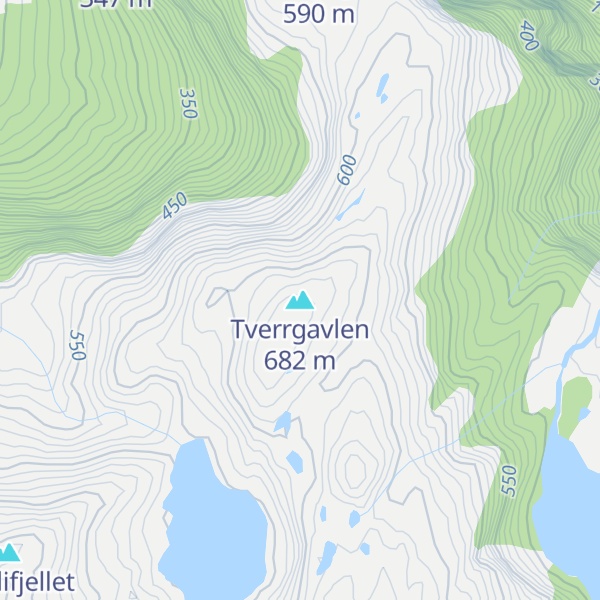 Map of Tverrgavlen
