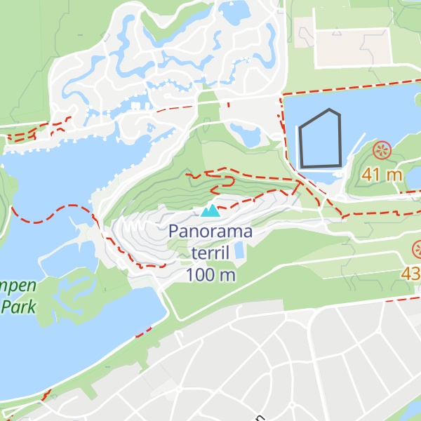 Map of Panorama terril