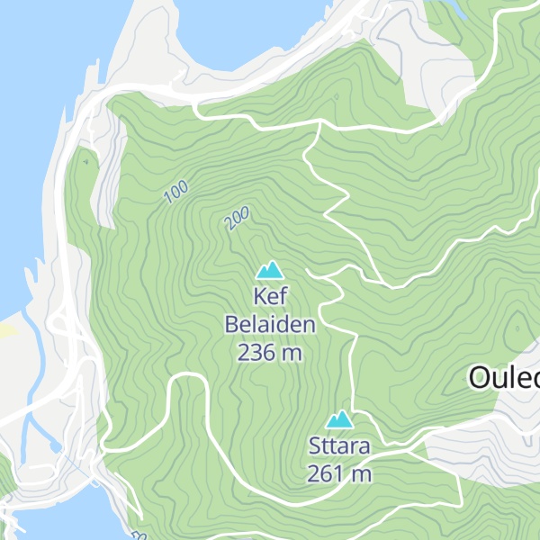 Map of Kef Belaiden