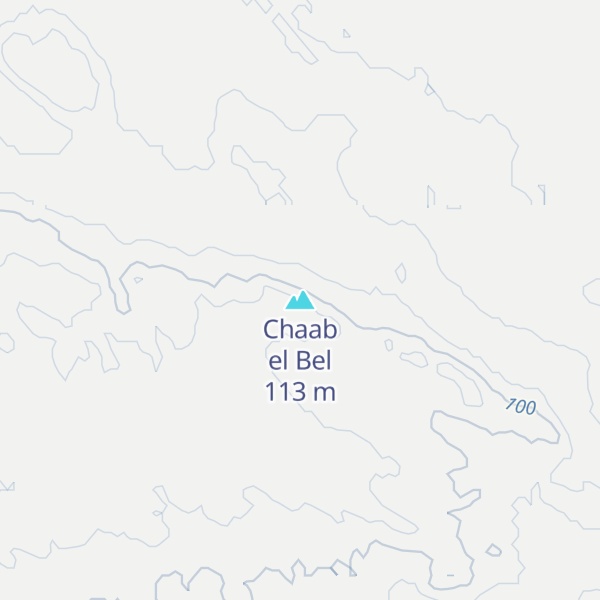 Map of Chaab el Bel