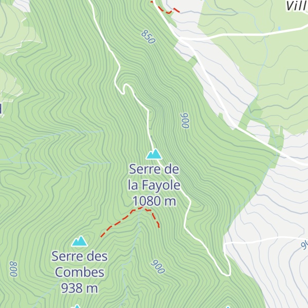 Map of Serre de la Fayole