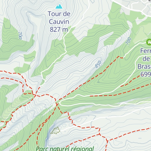 Map of Pics des Corbeaux