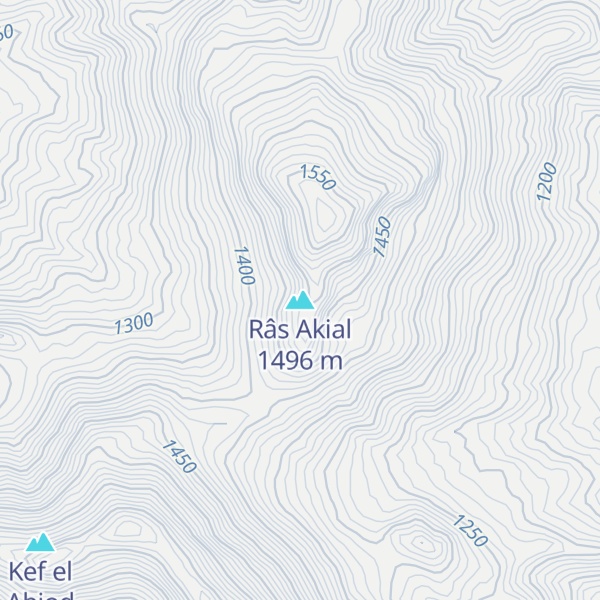 Map of Râs Akial