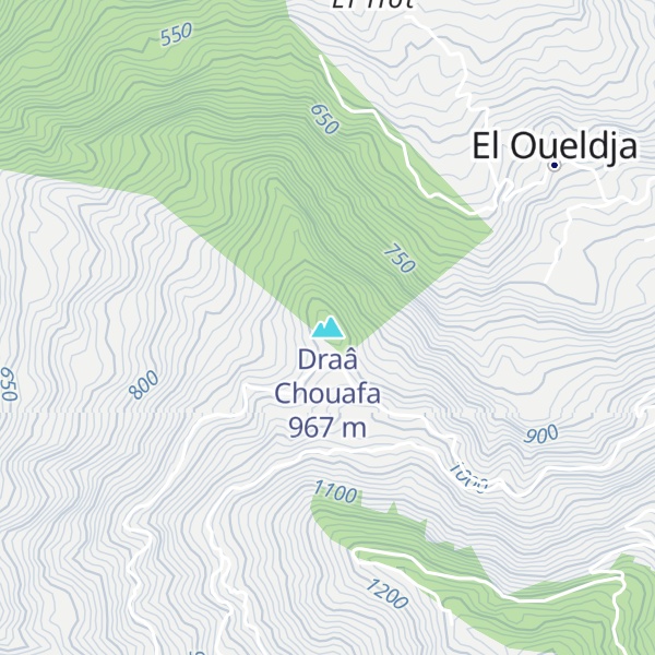 Map of Draâ Chouafa
