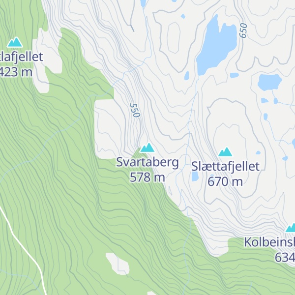 Map of Svartaberg