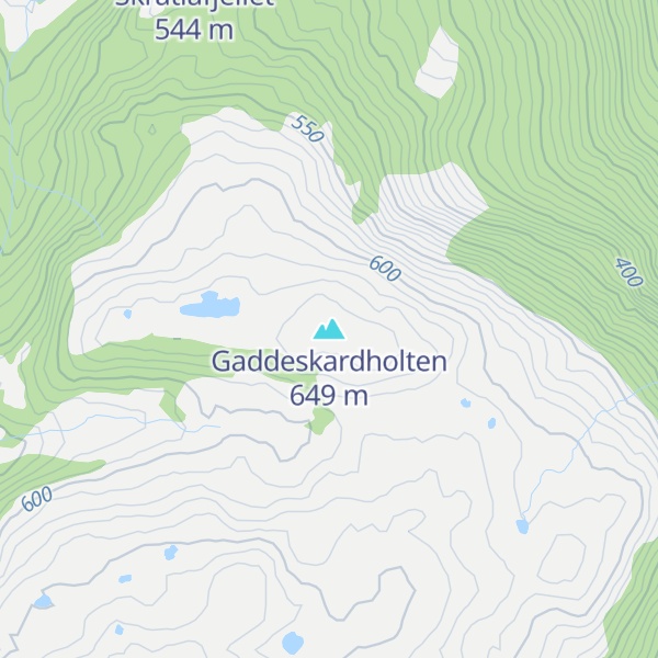 Map of Gaddeskardholten