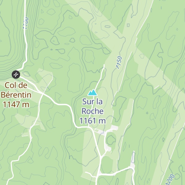 Map of Sur la Roche