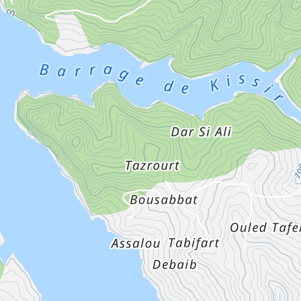 Map of Djebel Semmouda