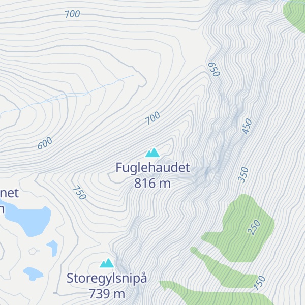 Map of Fuglehaudet