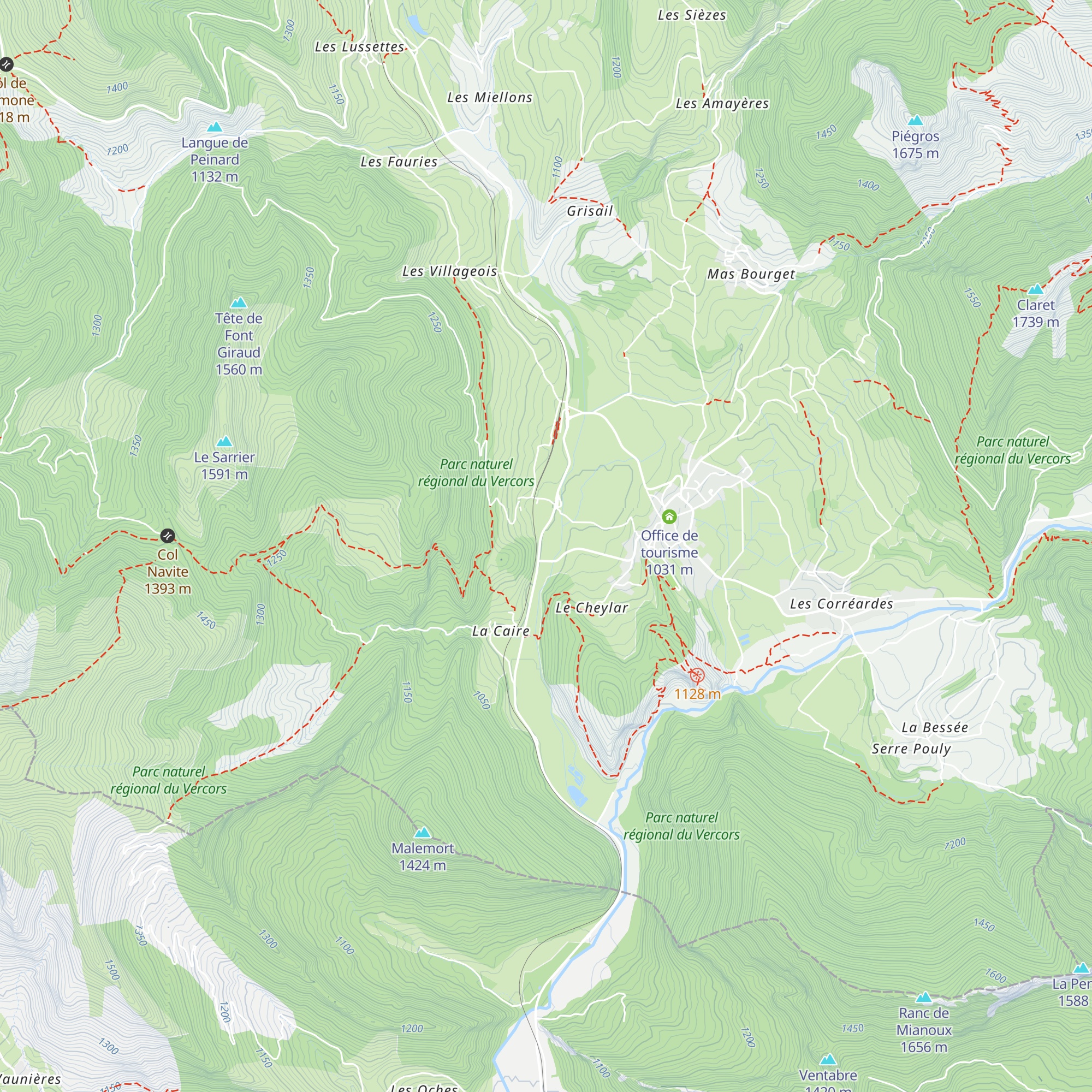 Scierie Parron map