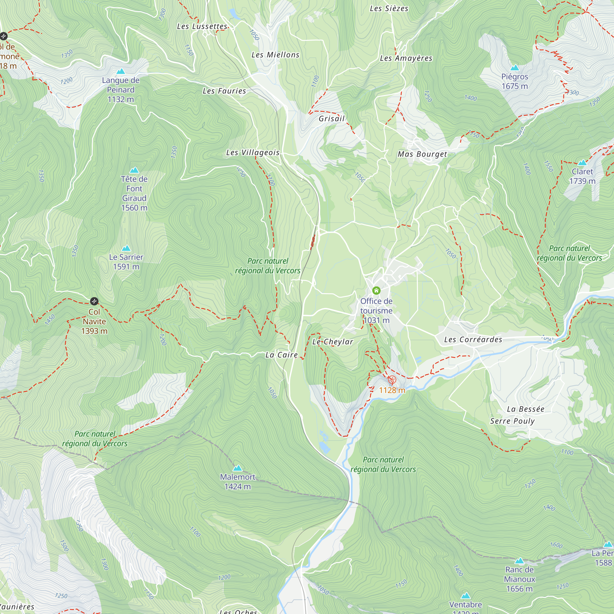 Scierie Parron map