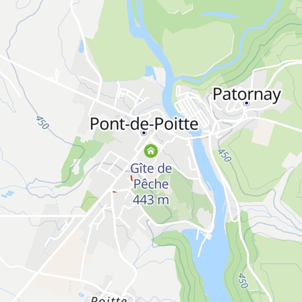 Map of Gîte de Pêche
