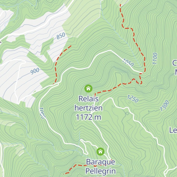 Map of Relais hertzien