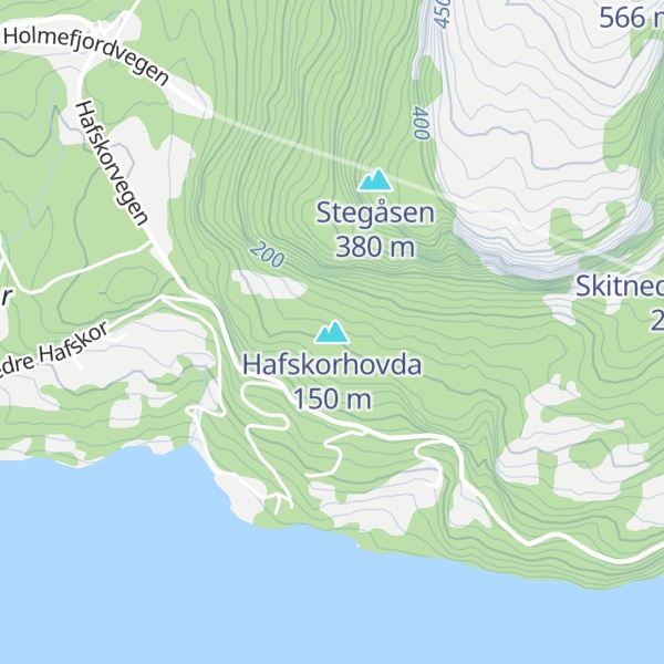 Map of Hafskorhovda
