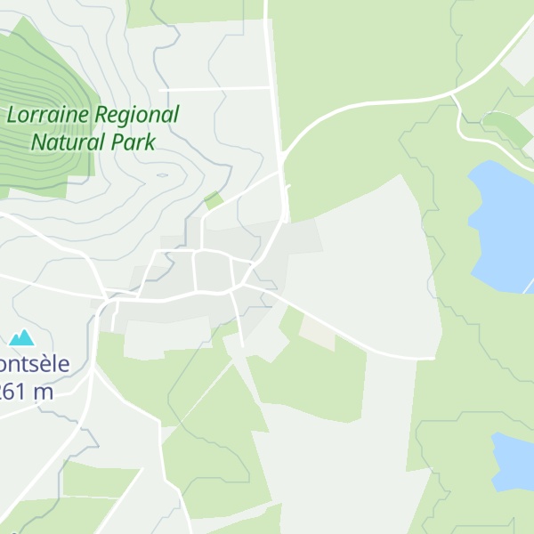 Map of Gîte des Berges du Lac de Madine