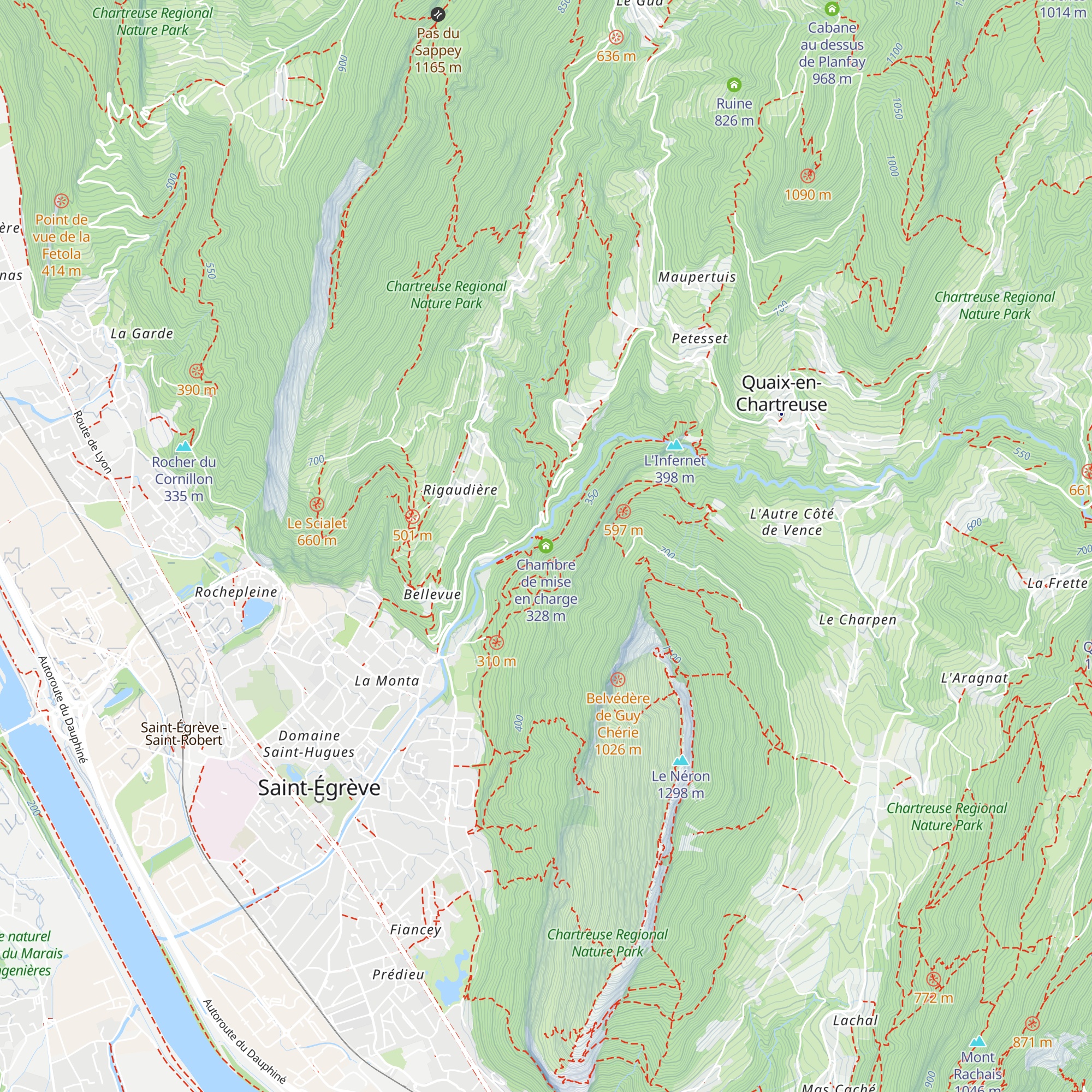 Chambre de mise en charge map