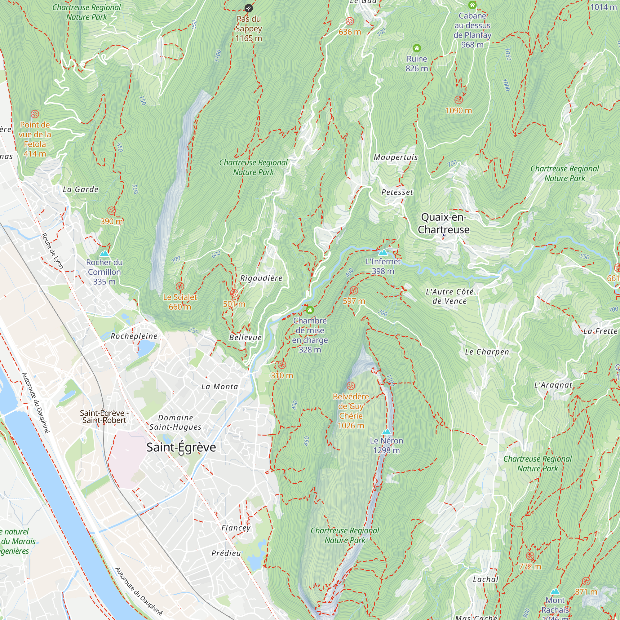 Chambre de mise en charge map