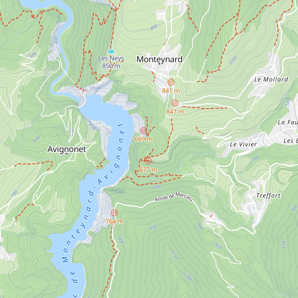 Le Panoramique map