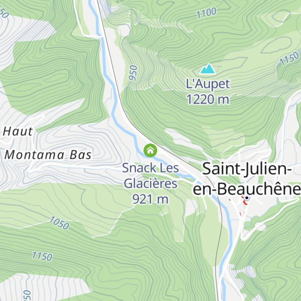 Map of Snack Les Glacières
