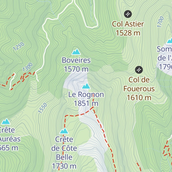 Map of Le Rognon