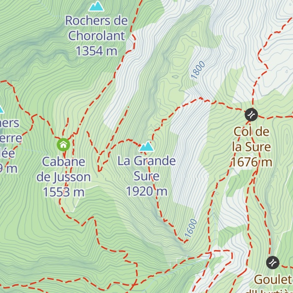 Map of La Grande Sure