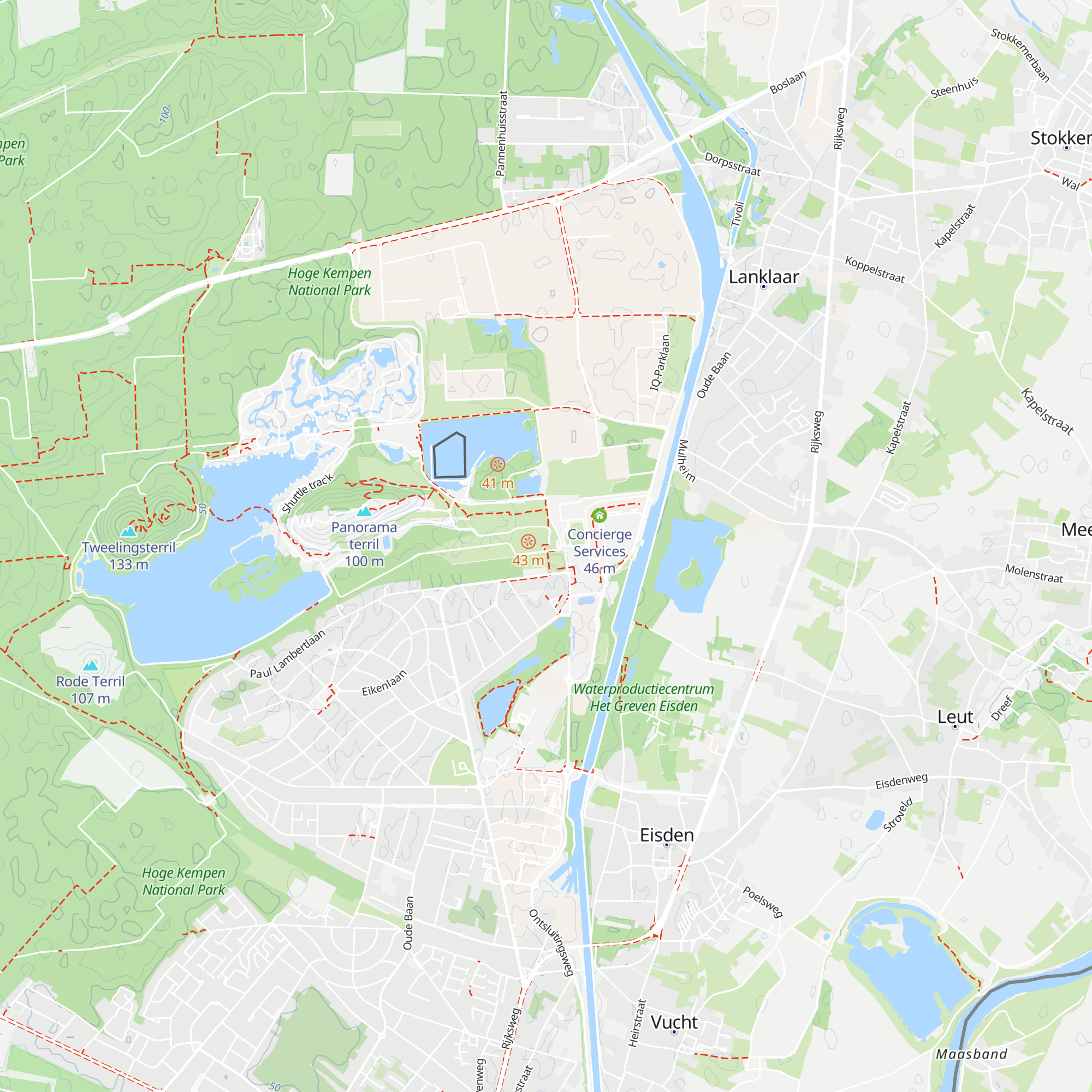 National Park Visitor Center map