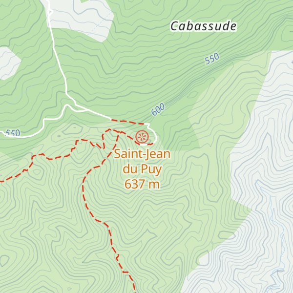 Map of Refuge Léon Baille