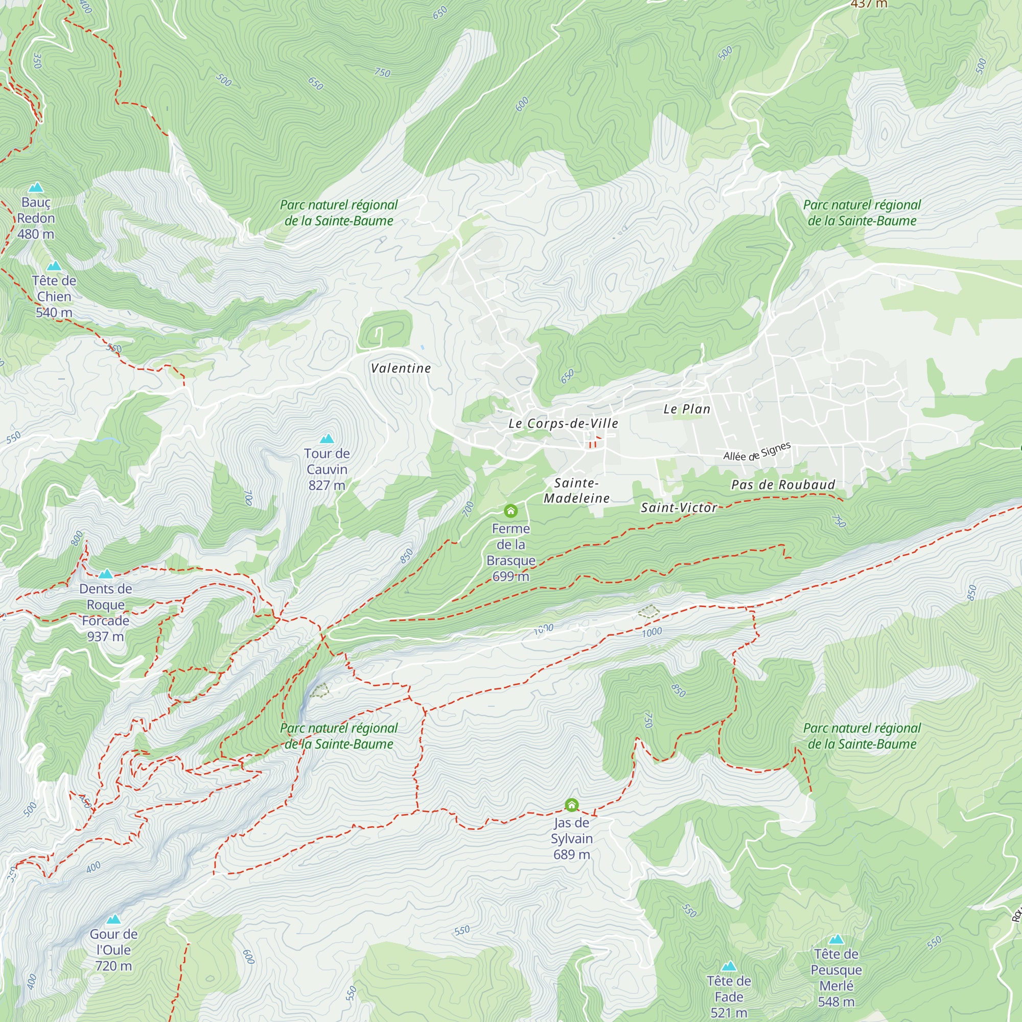 Ferme de la Brasque map