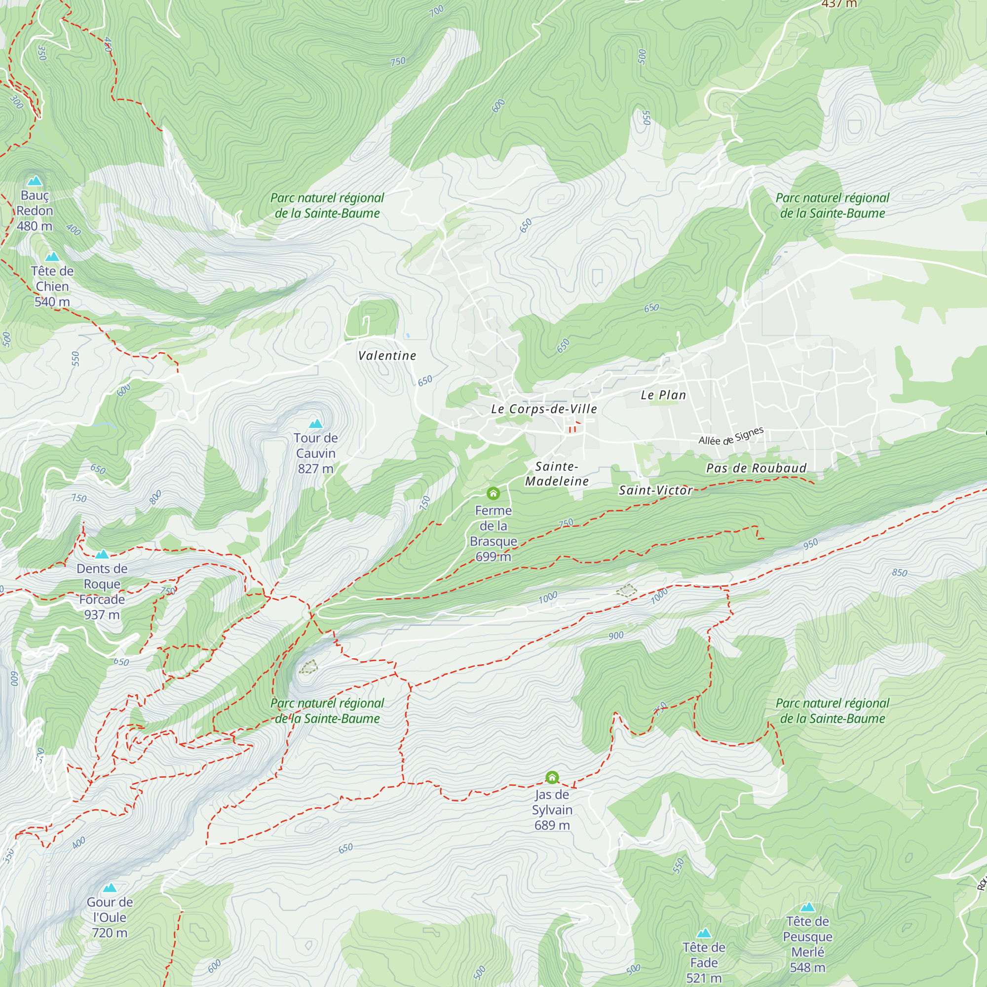 Ferme de la Brasque map
