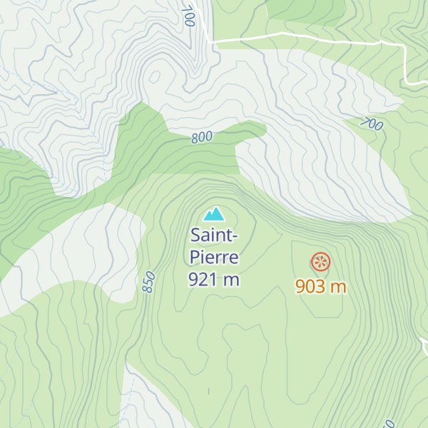 Map of Saint-Pierre