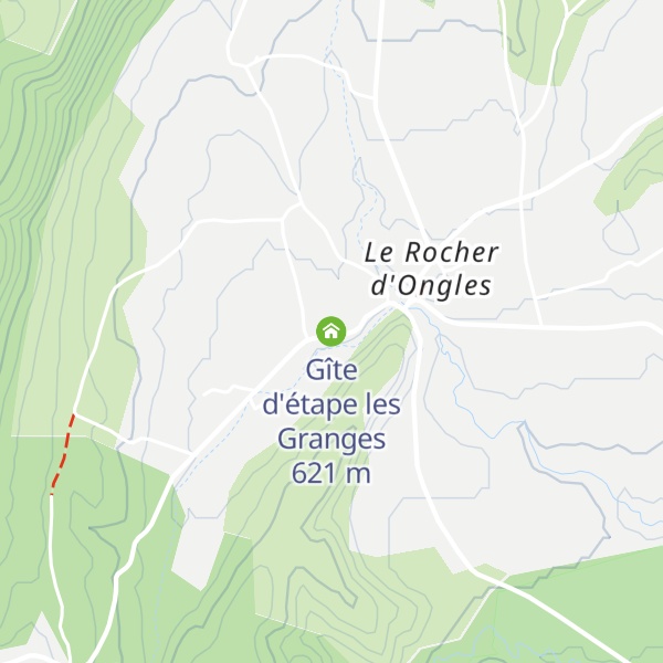 Map of Gîte d'étape les Granges