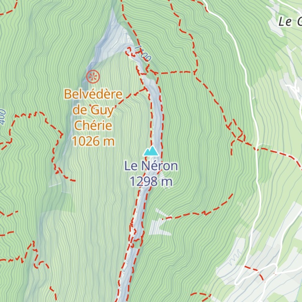 Map of Le Néron
