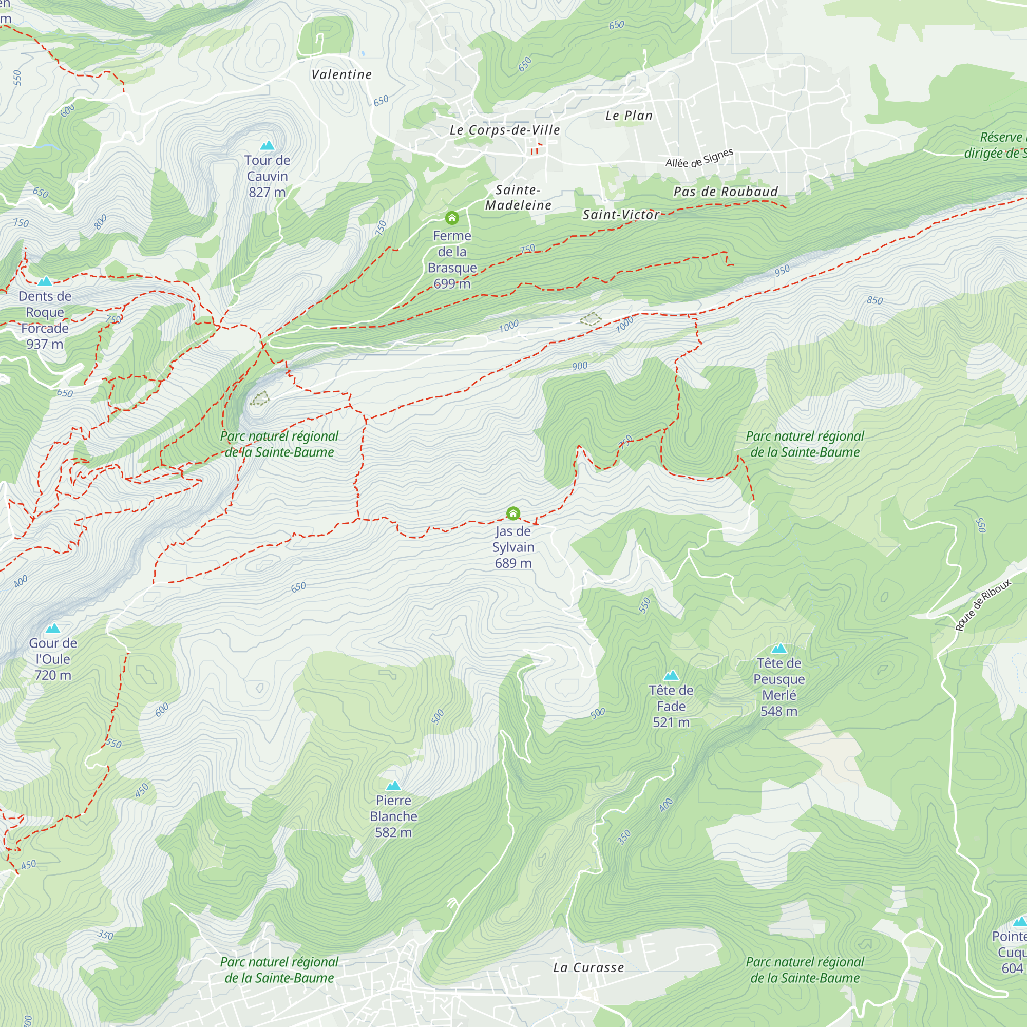 Jas de Sylvain map