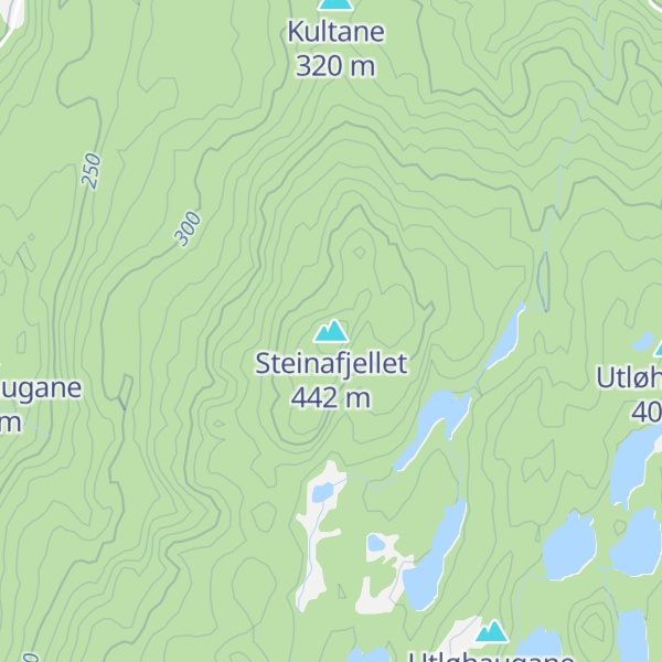 Map of Steinafjellet