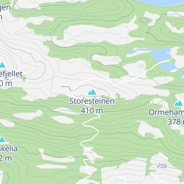 Map of Storesteinen