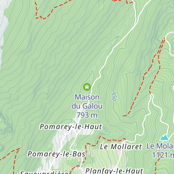 Map of Maison du Galou