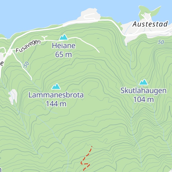 Map of Blautemyrhaugen