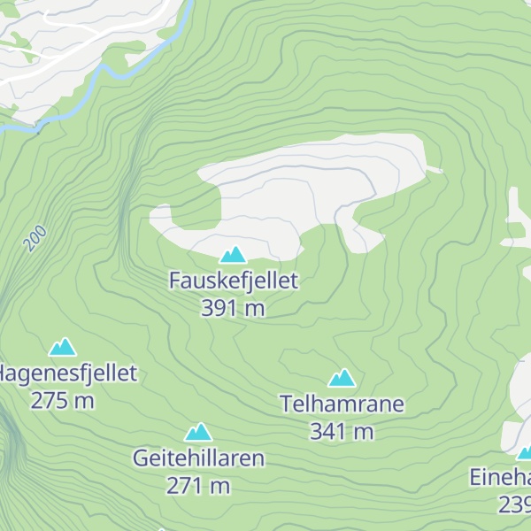 Map of Skinhildrane