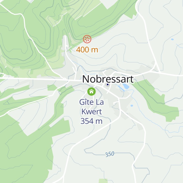 Map of Gîte La Kwert