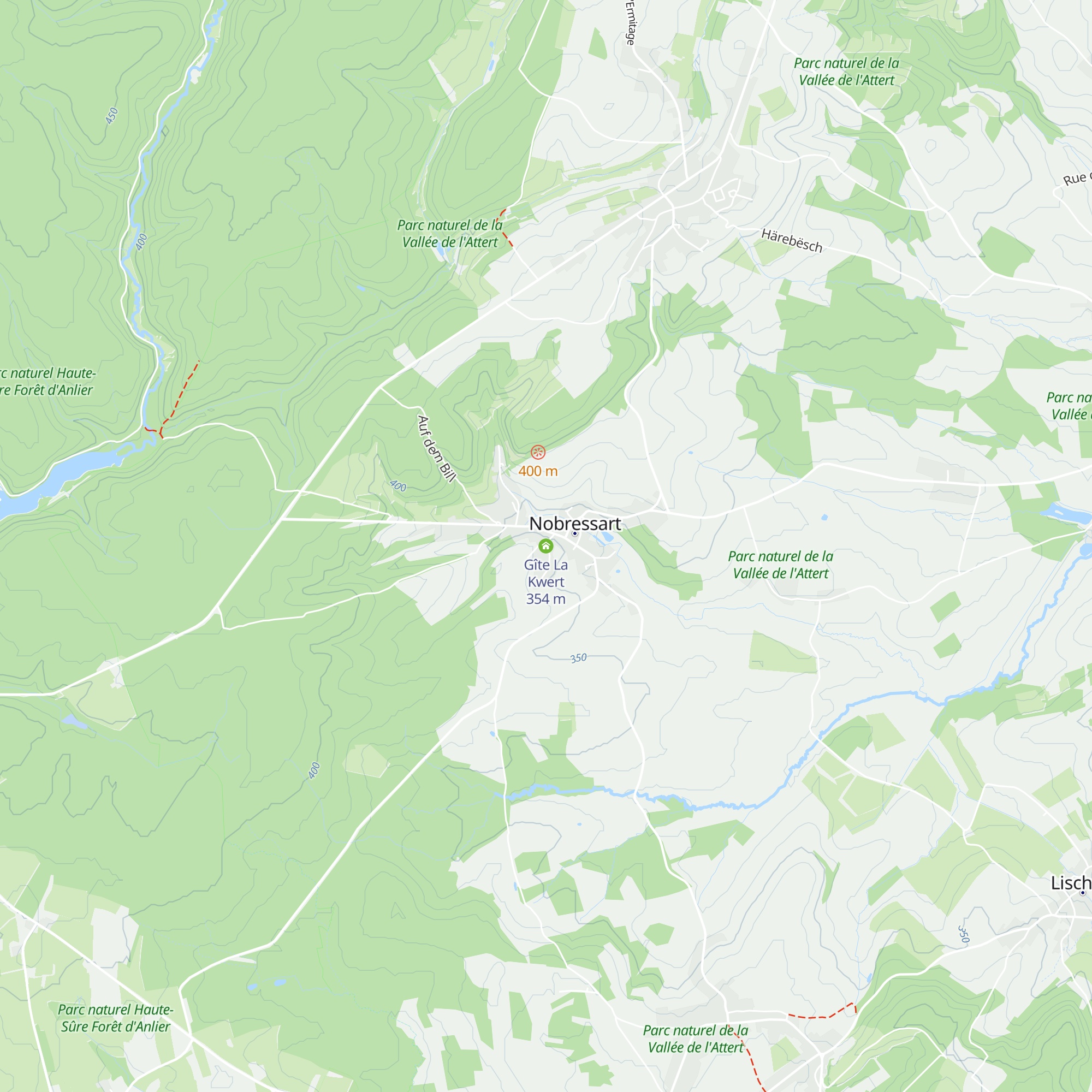 Gîte La Kwert map