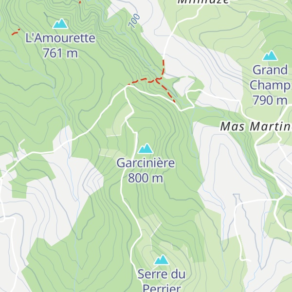 Map of Le Raud
