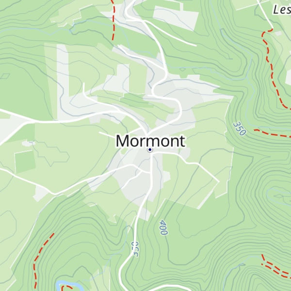 Map of Gîte Kaleo Mormont