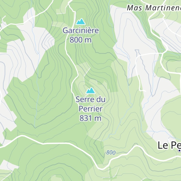 Map of Serre du Perrier