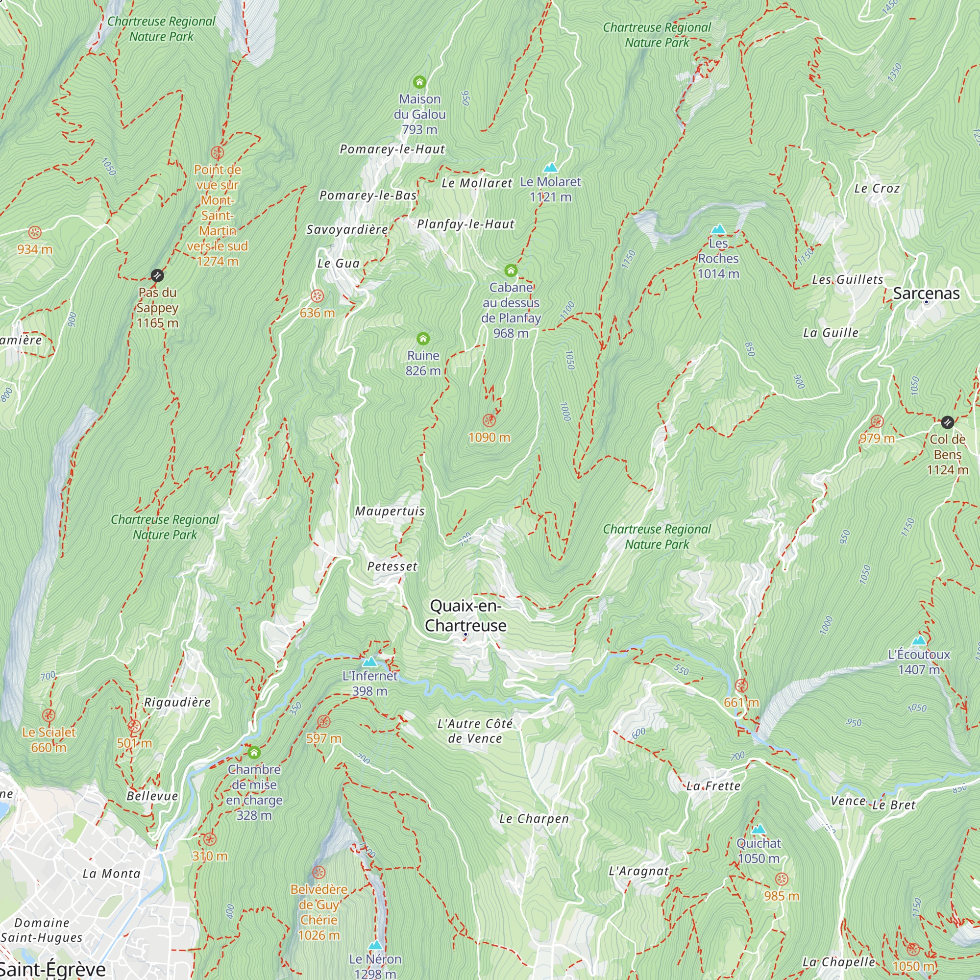 Ancien Chalet de l'Aiguille map