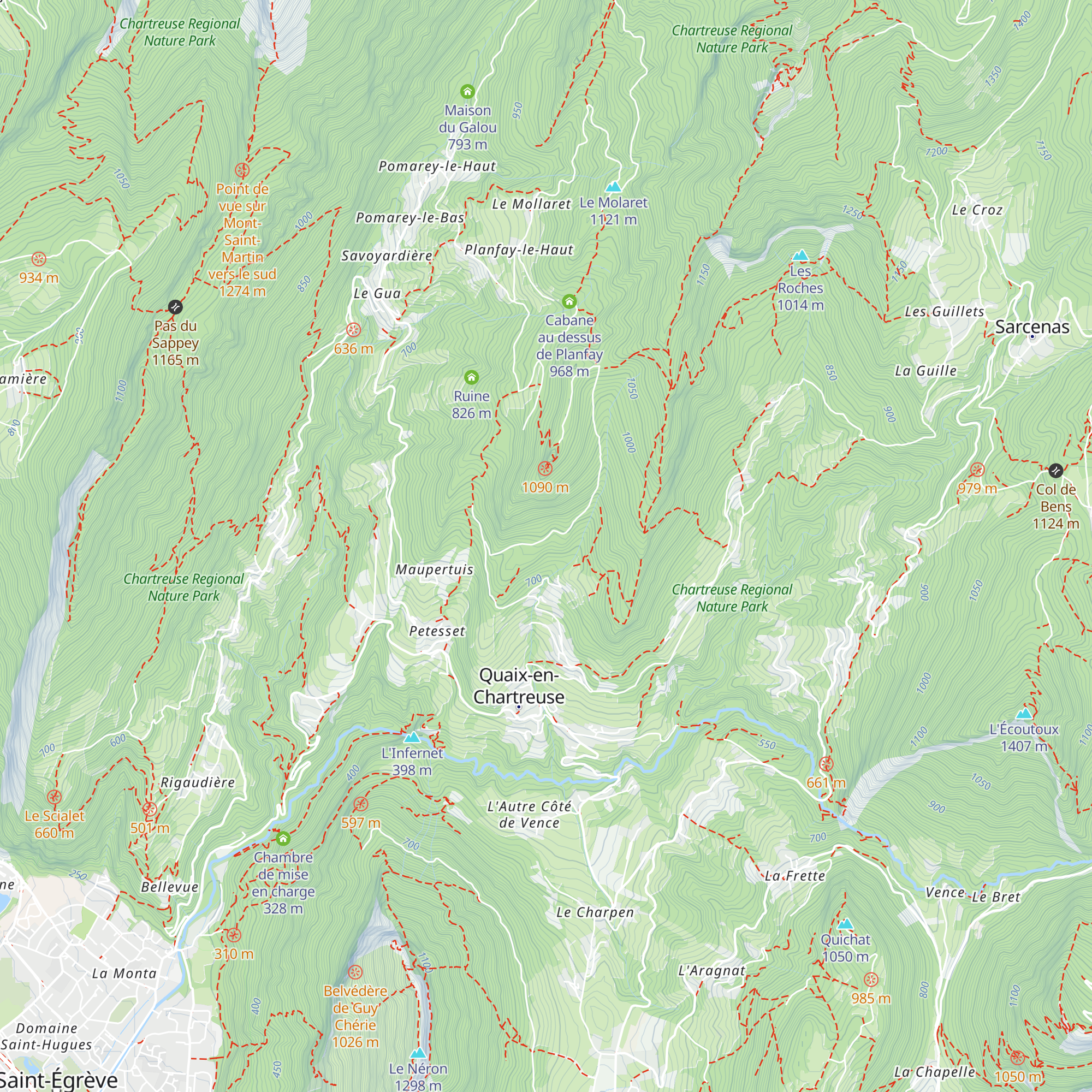 Ancien Chalet de l'Aiguille map