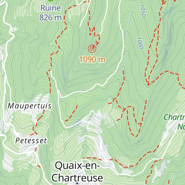 Map of Ancien Chalet de l'Aiguille
