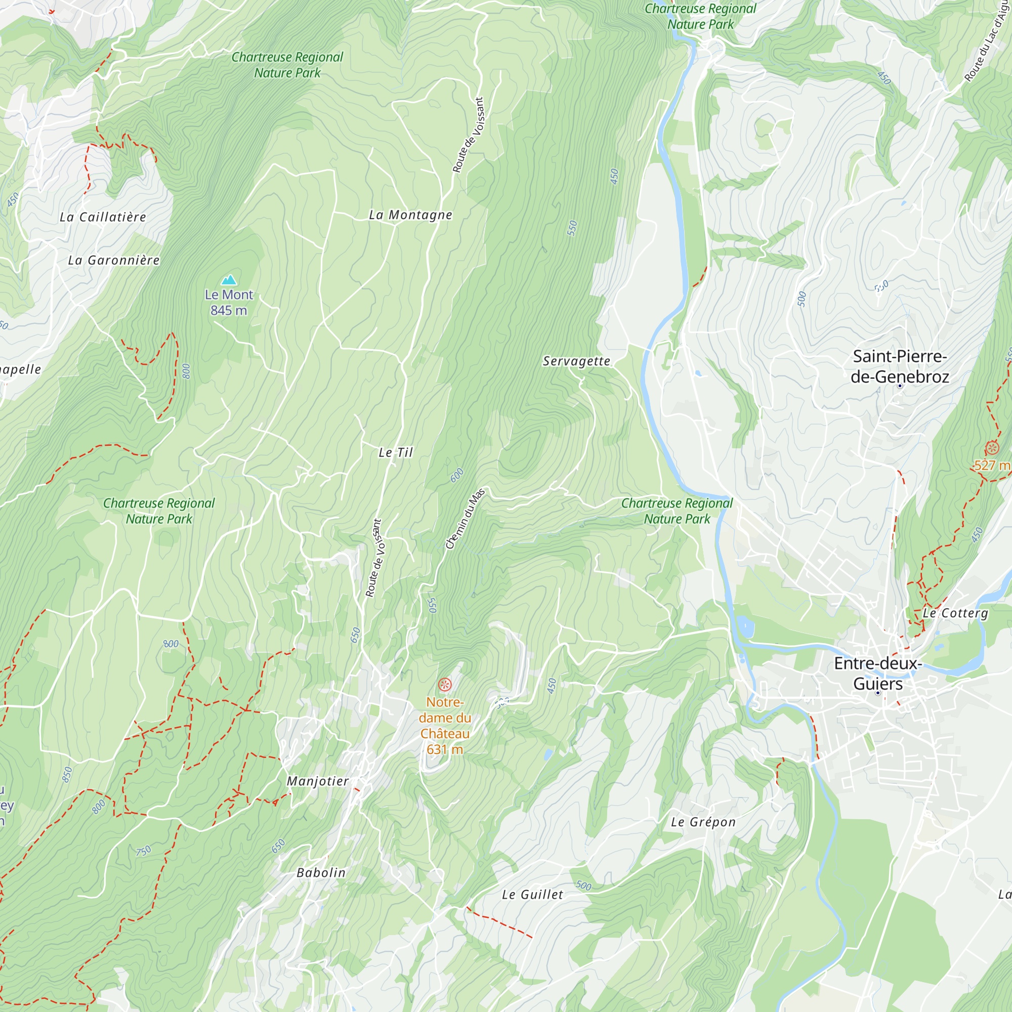 Gîte La Bergerie du Mas map
