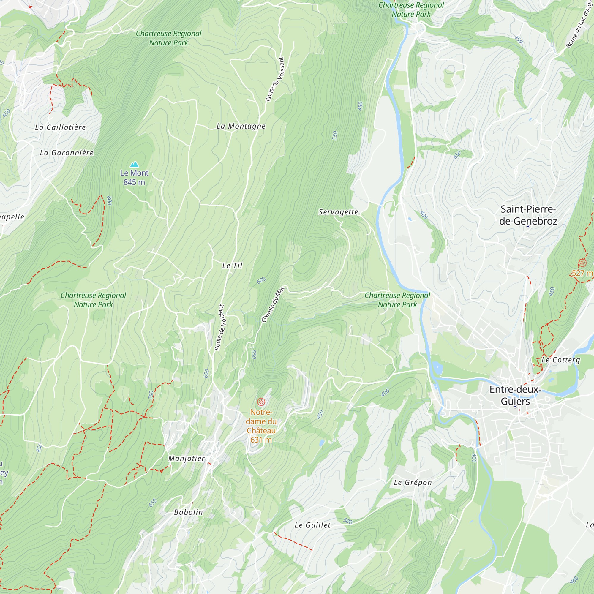 Gîte La Bergerie du Mas map